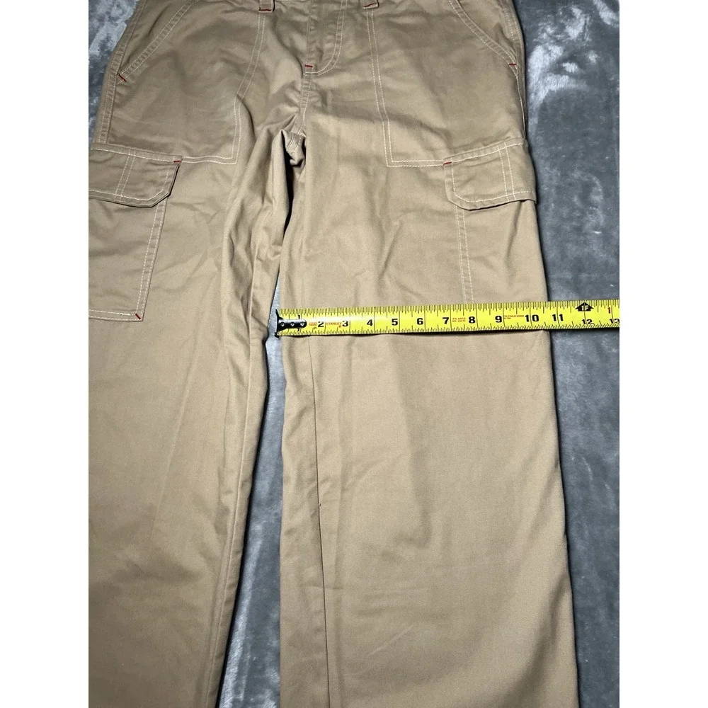 True Religion Pants Men Size 29x31 Stitch Pockets Cargo Tan‎ Pants Y2K Utility